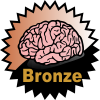 title=The Brainiac:  Awarded for finding 2 or more Difficulty 5 caches  |  Laederlappen has 3 and needs 1 more to go up a level