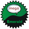 title=The Mega Social Cacher:  Awarded for attending 1 or more Mega Event caches  |  metal-bijou has 7 and needs 1 to go up a level