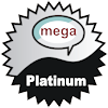title=The Mega Social Cacher:  Awarded for attending 1 or more Mega Event caches  |  PQCaching has 4 and needs 1 more to go up a level