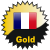 title=The France Cacher:  Awarded for finding caches in a percentage of states in France  |  DonderVogel has 27% (6 of 22 states) and needs 3% more to go up a level