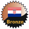title=The Croatia Cacher:  Awarded for finding caches in a percentage of states in Croatia  |  Harolds Hawks has 5% (1 of 21 states) and needs 10% more to go up a level